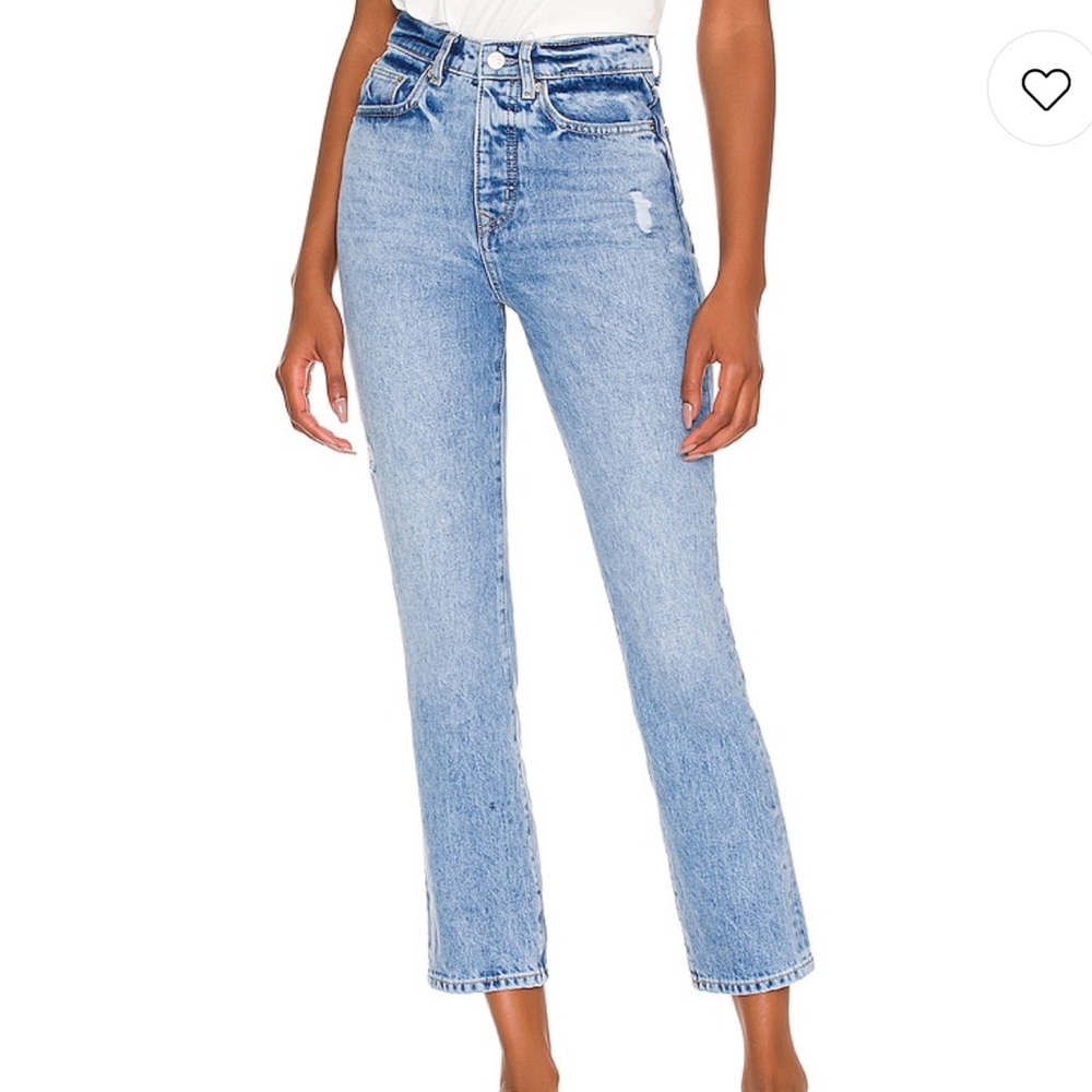 Lovers + Friends Reece High Rise Slim Straight Jean
